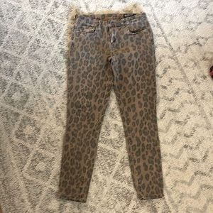 Blank NYC Leopard Print Skinny Jeans - Reade Crop - 27
